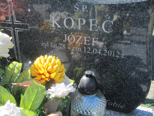 Józef Kopeć 1934 Proszowice - Grobonet - Wyszukiwarka osób pochowanych