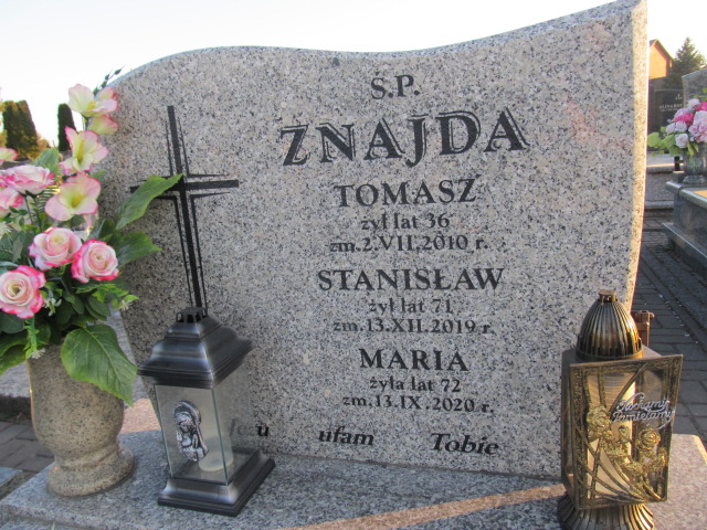 Maria Znajda 1948 Proszowice - Grobonet - Wyszukiwarka osób pochowanych