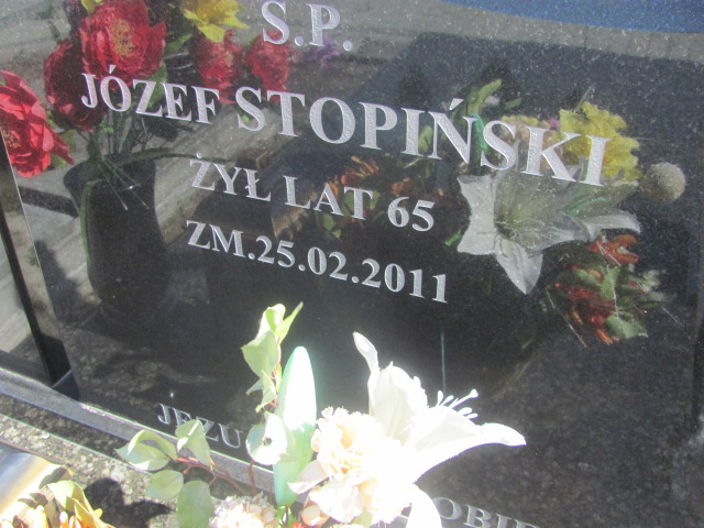 Józef Stopiński Proszowice - Grobonet - Wyszukiwarka osób pochowanych