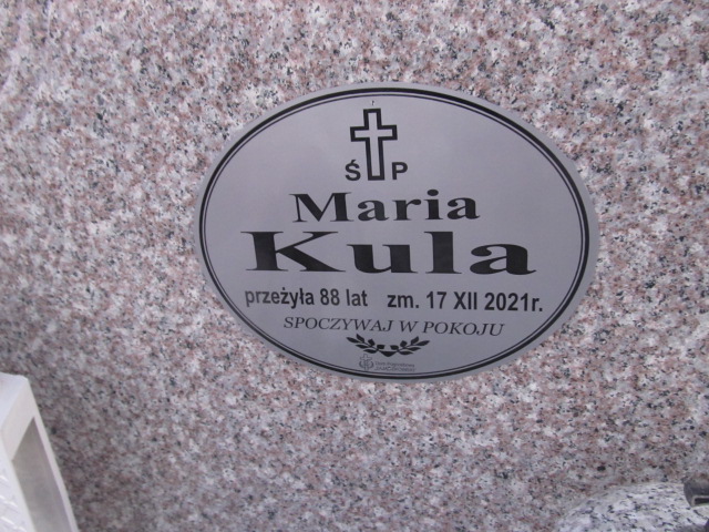 Marianna Kula 1933 Proszowice - Grobonet - Wyszukiwarka osób pochowanych