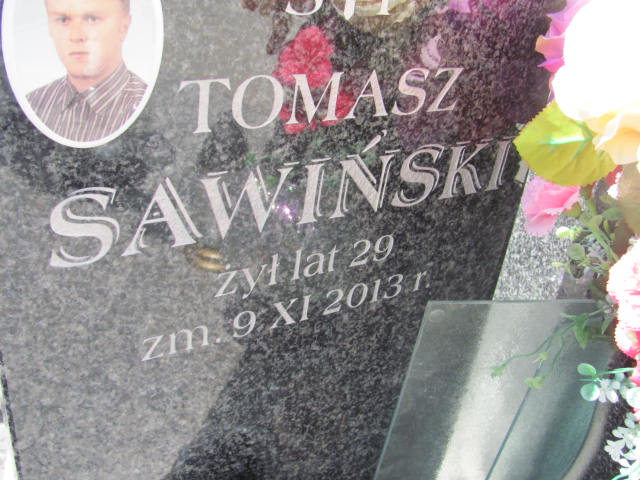 Tomasz Sawiński 1984 Proszowice - Grobonet - Wyszukiwarka osób pochowanych