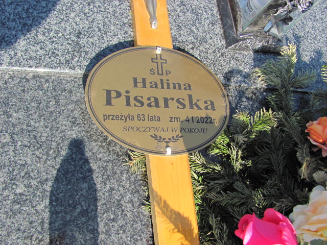 Halina Pisarska 1959 Proszowice - Grobonet - Wyszukiwarka osób pochowanych