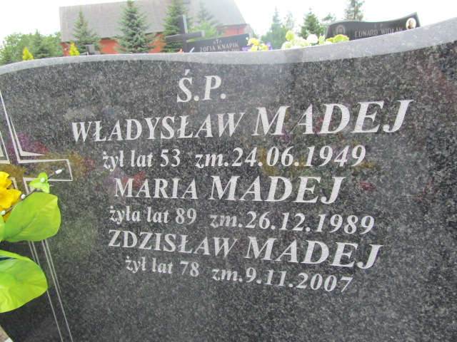 Maria Madej 1899 Proszowice - Grobonet - Wyszukiwarka osób pochowanych