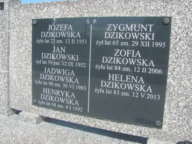 Henryk Dzikowski Proszowice - Grobonet - Wyszukiwarka osób pochowanych