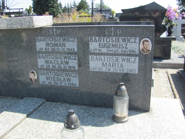 Roman Bartosiewicz Proszowice - Grobonet - Wyszukiwarka osób pochowanych