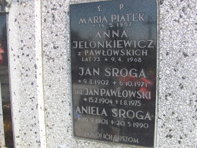 Anna Jelonkiewicz Proszowice - Grobonet - Wyszukiwarka osób pochowanych