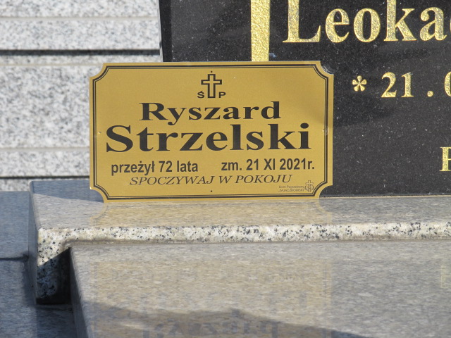 Ryszard Strzelski 1949 Proszowice - Grobonet - Wyszukiwarka osób pochowanych