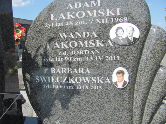 Wanda Łakomska 1921 Proszowice - Grobonet - Wyszukiwarka osób pochowanych