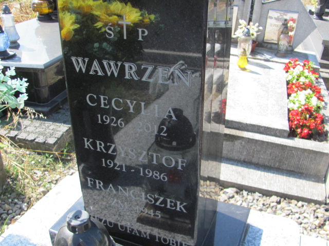 Franciszek Wawrzeń Proszowice - Grobonet - Wyszukiwarka osób pochowanych