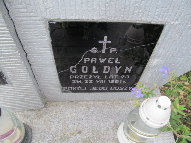 Paweł Gołdyn 1968 Proszowice - Grobonet - Wyszukiwarka osób pochowanych