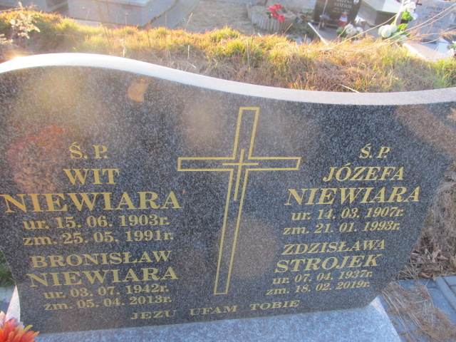 Bronisław Niewiara  1942 Proszowice - Grobonet - Wyszukiwarka osób pochowanych