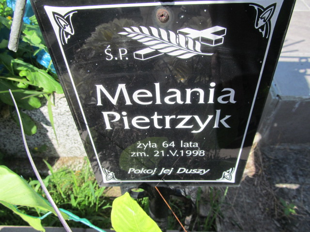 Melania Pietrzyk Proszowice - Grobonet - Wyszukiwarka osób pochowanych